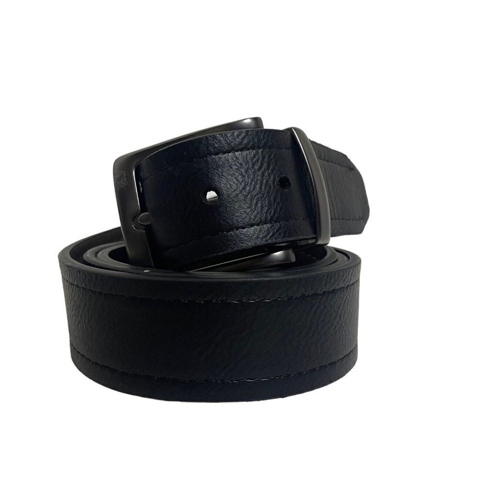Columbia Men's size 42 Synthetic Leather Black ‎ Brown Reversible Belt